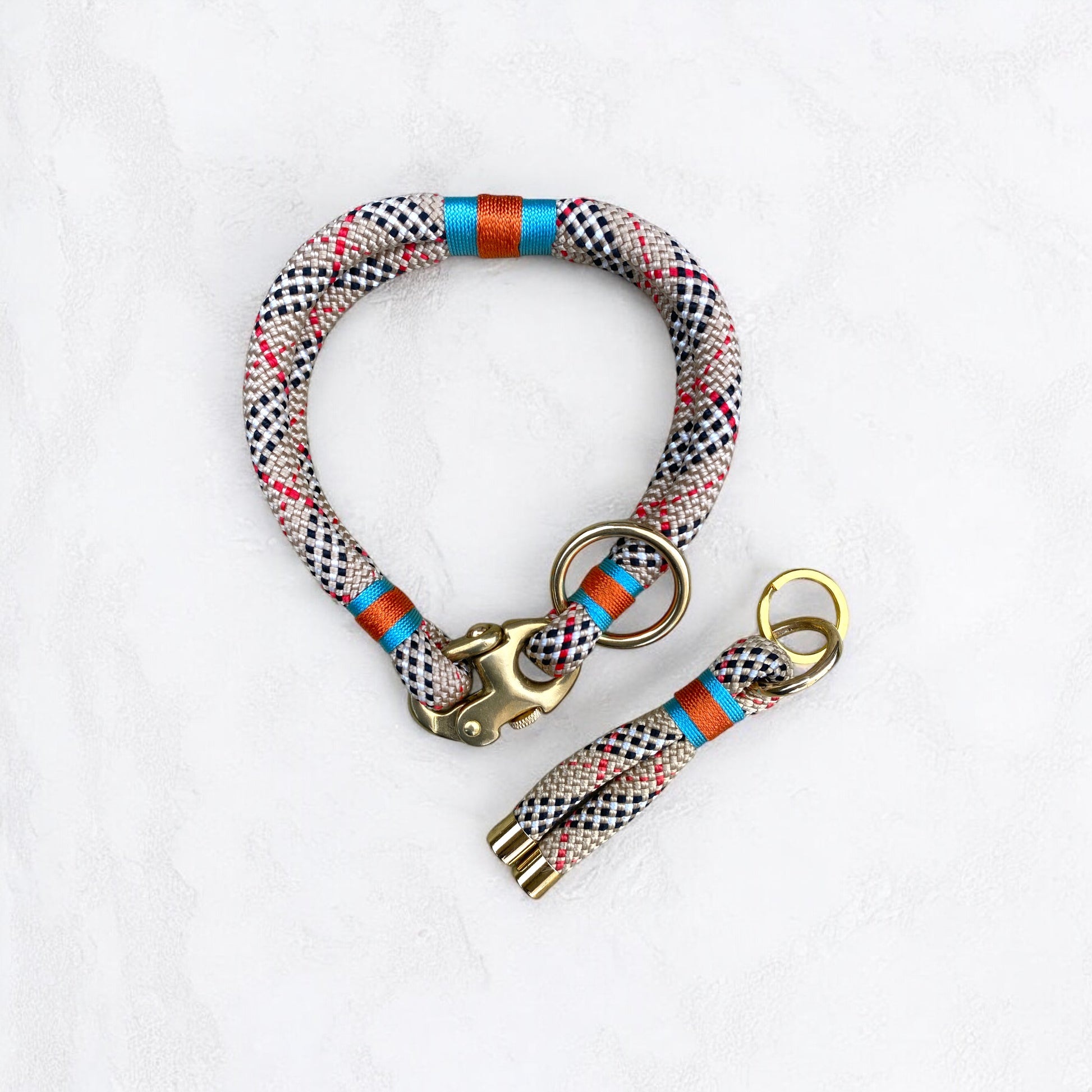 Greenwich Yarn Dog Collar – Bloomsbury Edition | Handmade - Green Dog