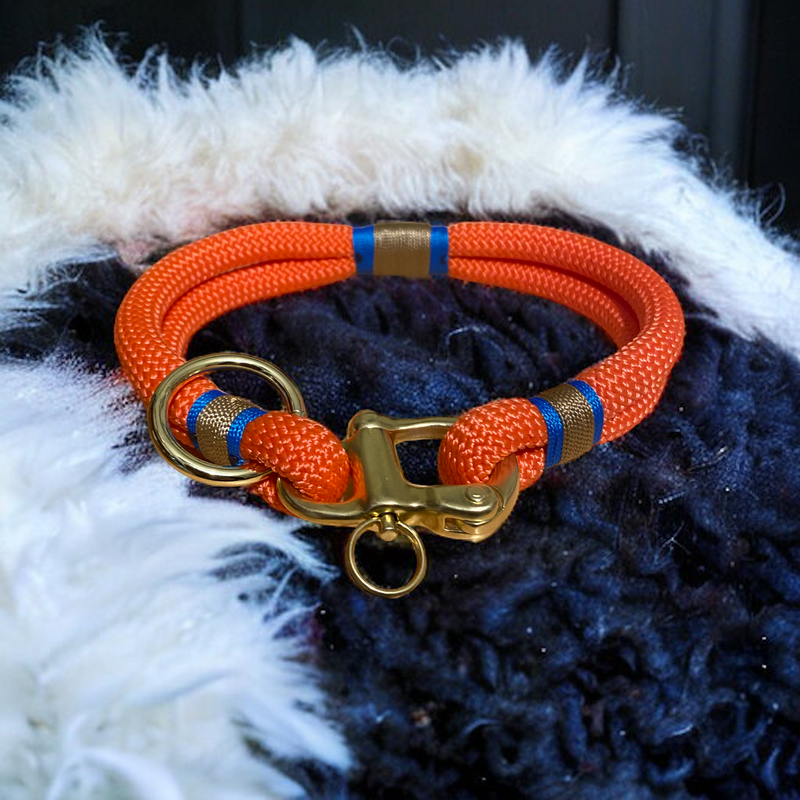 The Greenwich Yarn Dog Collar - Siciliana