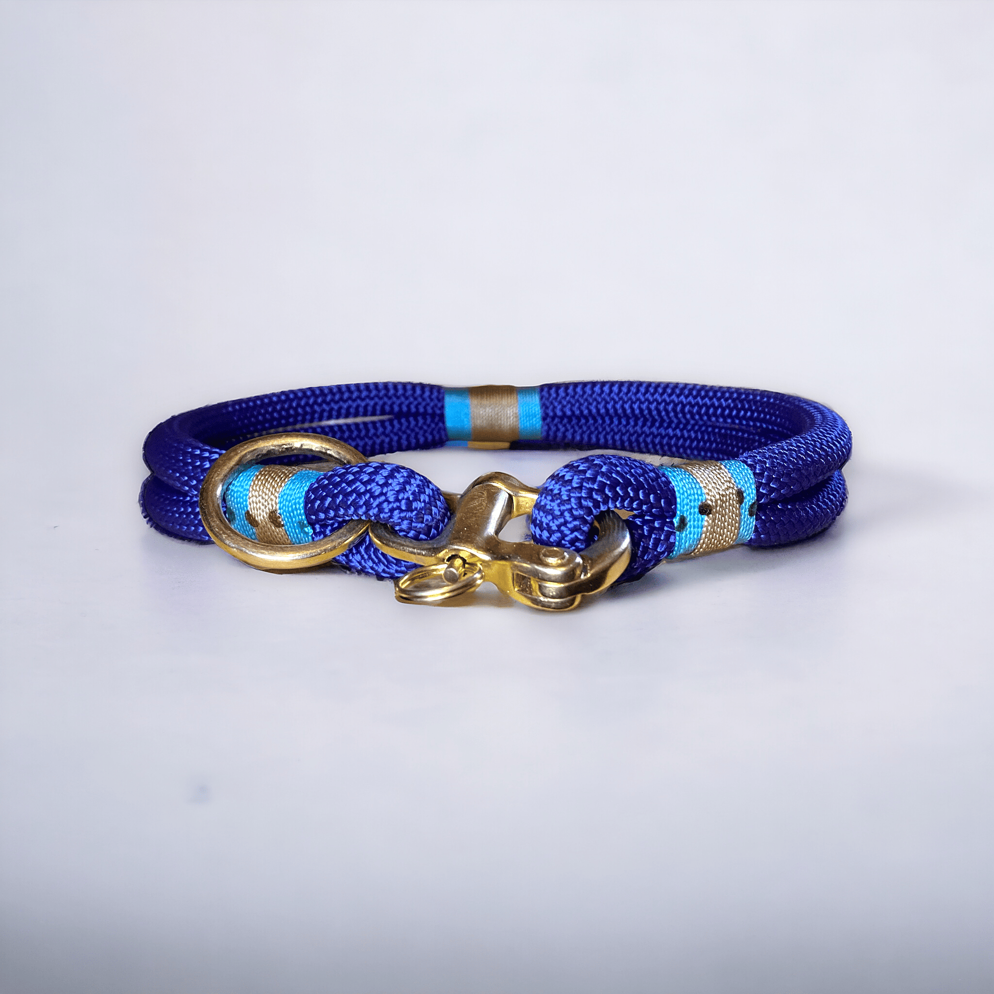 Greenwich Yarn Dog Collar – Marina Edition | Handmade - Green Dog