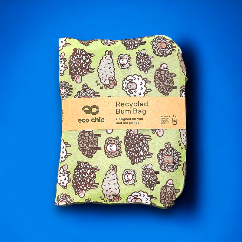 Sheep Foldable Bum Bag - Eco Chic