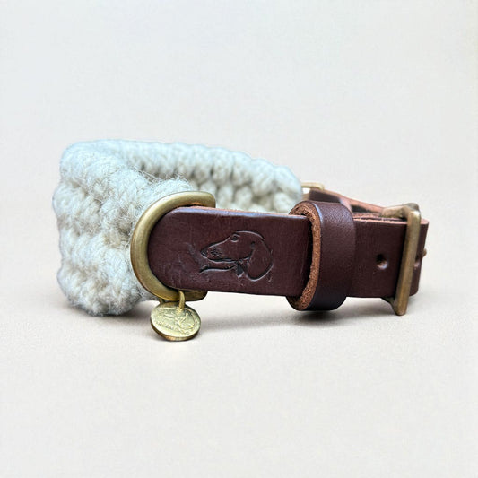 The Swaledale – Handmade British Wool Sighthound Collar