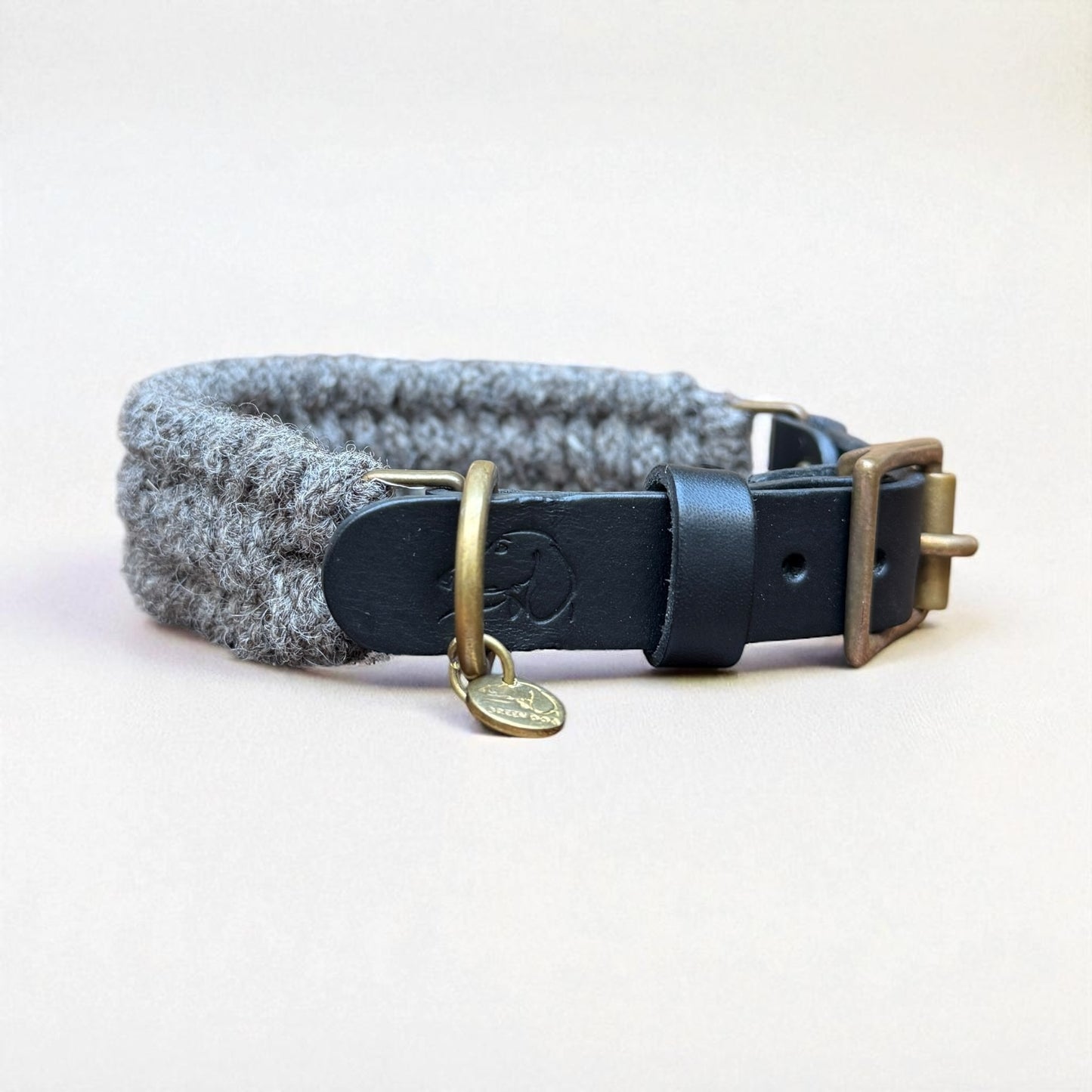 The Brampton – Handmade British Wool Dog Collar (Standard)