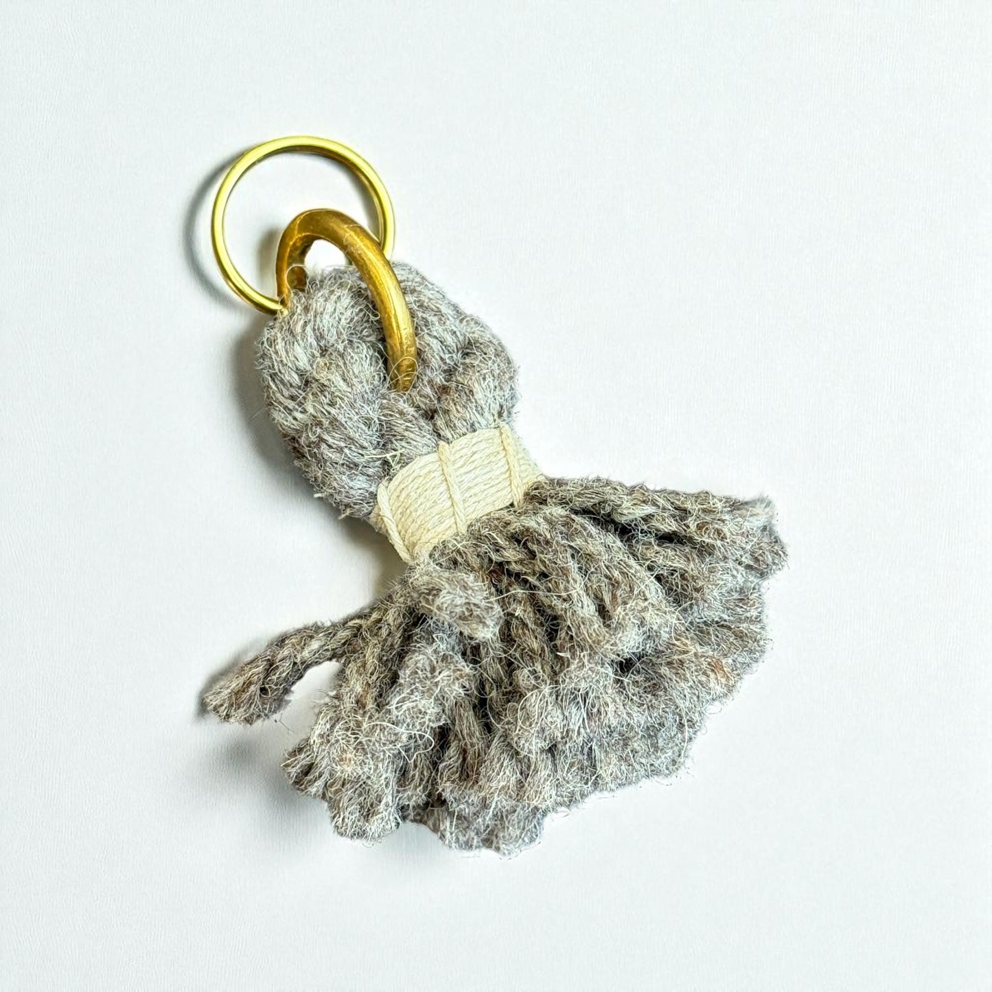 The Brampton – British Wool Keyring Tassel