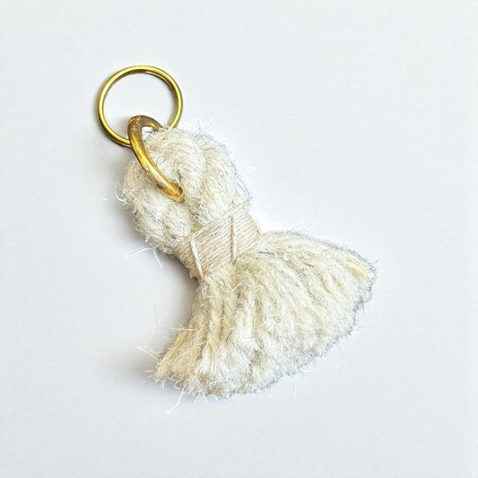 The Swaledale – British Wool Keyring Tassel