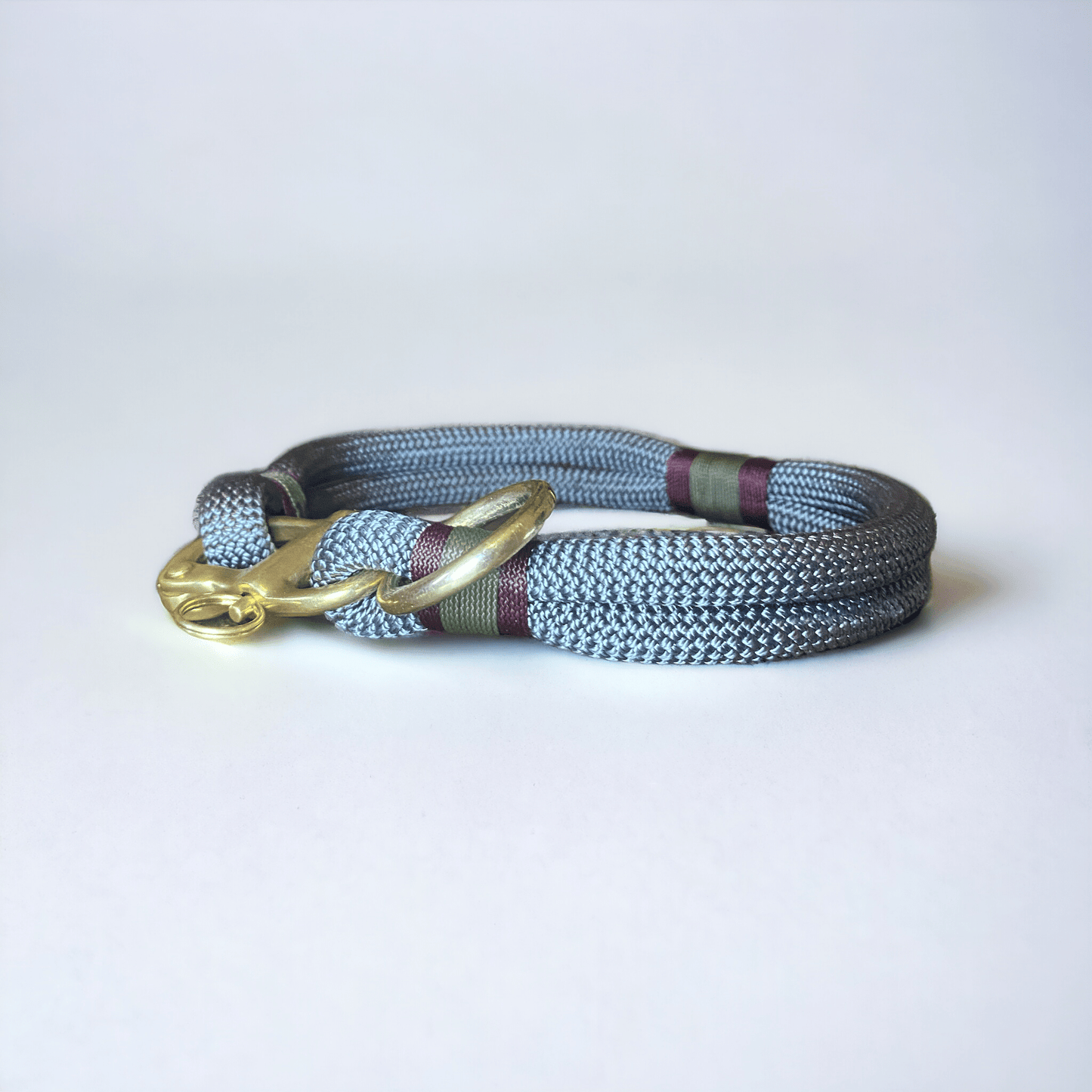 Greenwich Yarn Dog Collar – Carbon Edition | Handmade