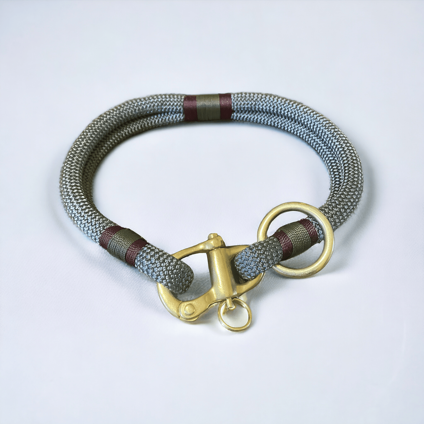 Greenwich Yarn Dog Collar – Carbon Edition | Handmade